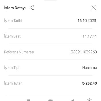 Vodafone Ödediğimi Faturanın Ücretini Otomatik Ödeme İle İki Kez Çekti