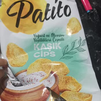 BİM Patito Kaşık Cipsten Çıkan Cisim
