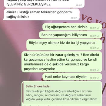 Selin Shoes İade Sorunu Ve İlgisizlik