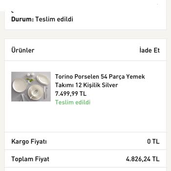 English Home Yanlış, Eksik Ürün