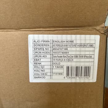 English Home Yanlış, Eksik Ürün