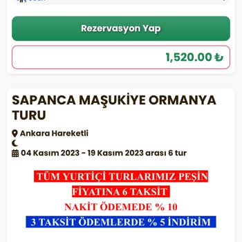 Rumba Tur Organizasyon İskonto Vaat Ederken İskontosuz Satış Yapması-İlgisizlik