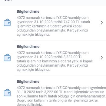 Cambly Kredi Kartından Haksız Çekim