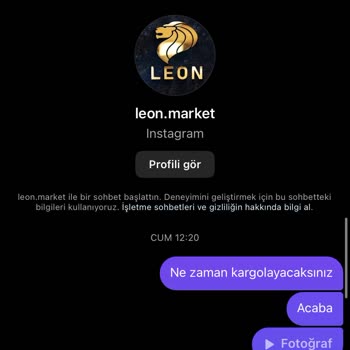 Leon Teknoloji Kargoya Vermemeleri, Ücret İadesi Yapılmaması