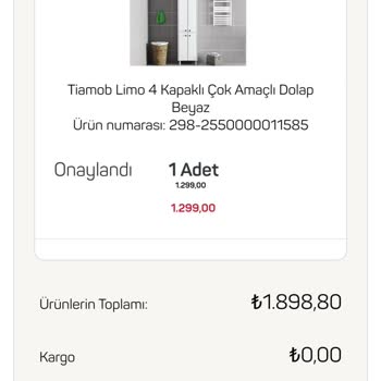 A101 Siparişim İle İlgili Sorunlar