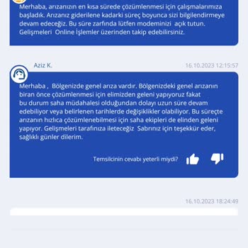 TurkNet Min 15 Gündür Gelmeyen İnternet Ve Gelecek Gibi Değil