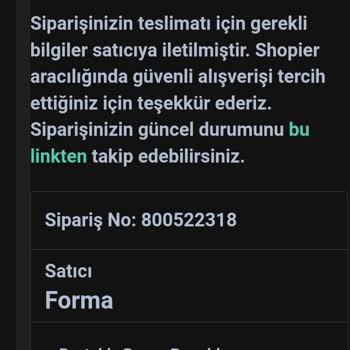 Formaduragi34x Kargom Gelmedi 6 Gün Oldu Verilmedi Mesajlarıma Dönüş Yapılmıyor