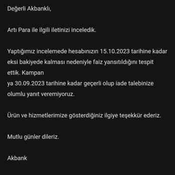 Akbank Artı Para Kampanyası