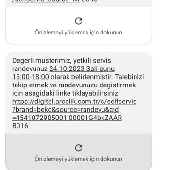 Beko Ürünüme Zarar Vermesi Arayıp Cevap Vermiyorlar