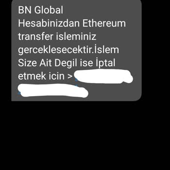 Binance Bana Ait Olmayan İşlem Mesajı