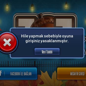 Zynga Ban Yedim Açılmasını İstiyorum