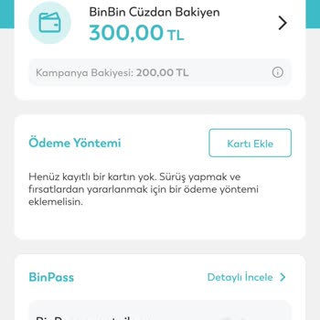 BinBin Yüklediğim Para Yi Kullanamamak
