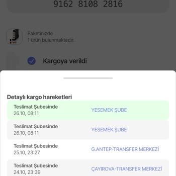 Yurtiçi Kargo Kargomun Sekiz Gündür Teslim Edilmemesi