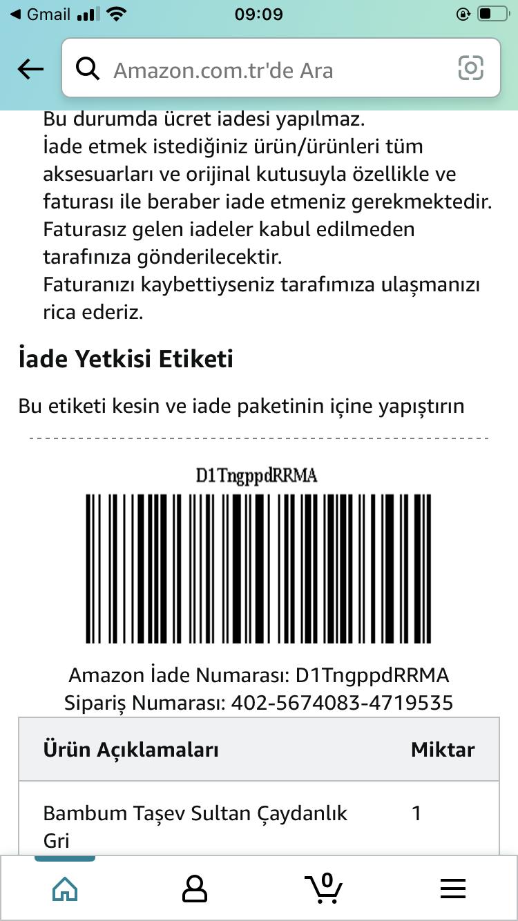 Amazon Return Code Error for Shipping Xolvie