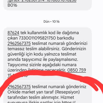 Trendyol Expres, Kişisel Bilgilerimin Olduğu Paketi, Başkasına Vermiş