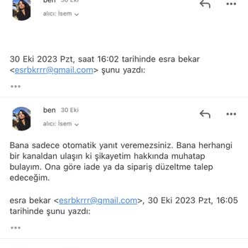 İsem Kitap Sipariş İade/Değişim Hakkı Yanıtsız Kalması