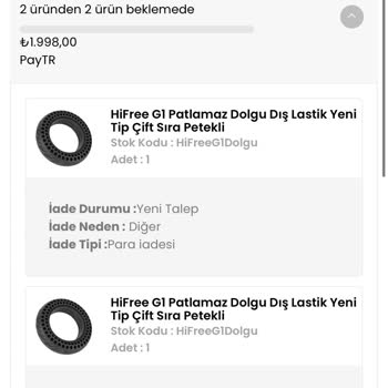 ScooterAl Usulsüz Satış Yapıyor,İade Kabul Etmiyor