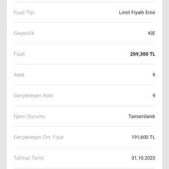 VakıfBank Hisse Emirim Girdiğimden Daha Fazla Fiyata Gerçekleştirildi