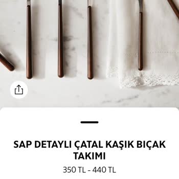 Zara Home Çatal Bıçak Takimi