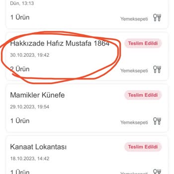 Yemeksepeti Siparişim Teslim Edilmemesine Rağmen Ücret İadesi Yapılmadı!