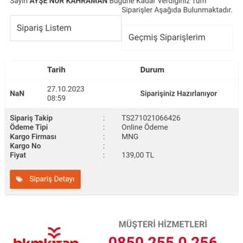 BKM Kitap Ürünlerimi Kargoya Vermedi