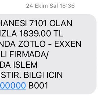 Exxen Deneme Üyeliği 1 TL Dediler 1839 TL Çektiler