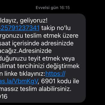 Aras Kargo SMS Bilgisi Yetersizliği Ve Yanlışlığı