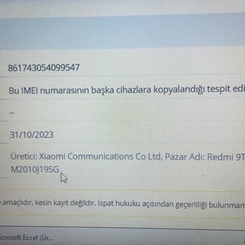 N11 Sitesinden Alınan Redmi 9 T Klonlanma Sorunu