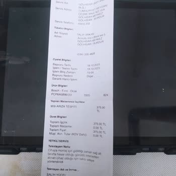 Bosch Hasarlı Ankastre Ocak