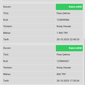 Betwoon Çekim Talebi Üzerine