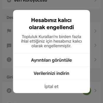 TikTok Hesabım Kapandı Ya