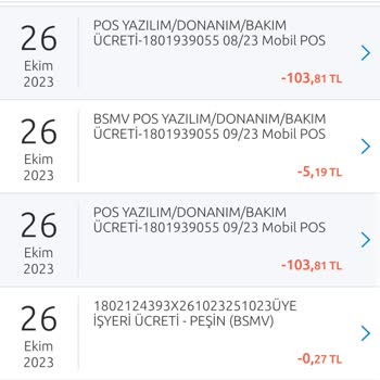 Yapı Kredi Bankası 420 TL Pos Cihazı Kesintisi