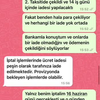 Zara Gönderilmeyen Ve İptal Edilmiş Ürünün Parası İade Edilmedi