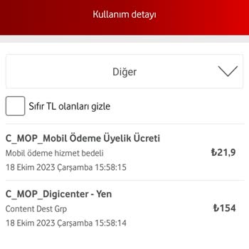 Vodafone C Mop Digicenter Adlı Bir Uygulamadan Mobil Ödeme İle