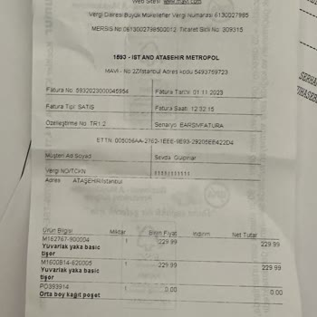 Mavi Jeans Etiket Üstünden Fazla Alma
