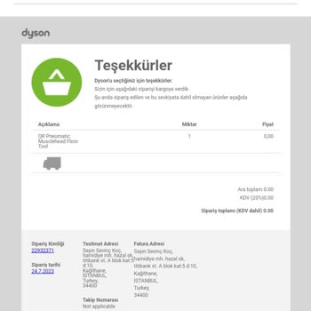 Dyson Kendi Prosedürleri Gereği, Yasal Olan Tüketici Hakkımı Vermiyor