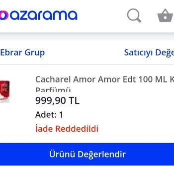 Pazarama Sahte Parfüm İade Sorunu