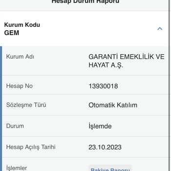 Garanti BBVA Emeklilik Ve Hayat Paramın Ödemesini Yapmıyor