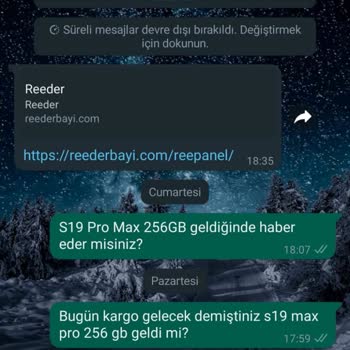 Reeder Yetkili Servisi Hakkım Olan Telefonumu Vermiyor