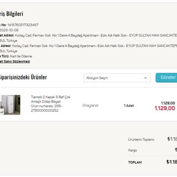 A101 Ürün Teslimatının Yapılmaması