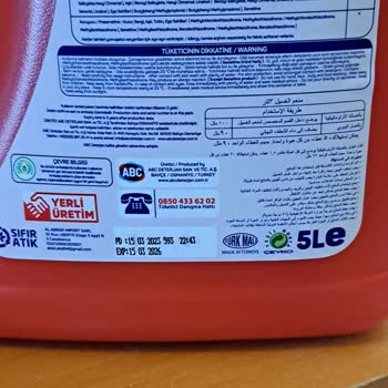 ABC Deterjan Eksik Ürün Görüntüsü Emniyet Bandı Veya Kapak Kilidi Yok