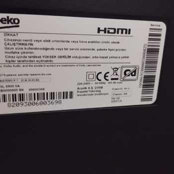 B65L 8900 Mavi Ekran Beko TV Sorunum Çözüm Arayışım?