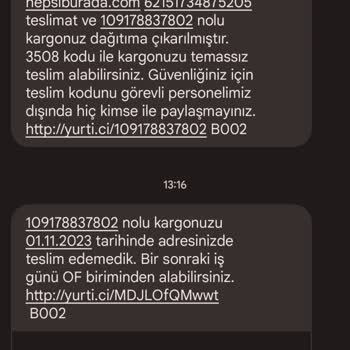 Yurtiçi Kargo Kargo Teslim Edilmemesi