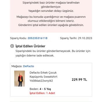 N11 Kuponumu Haksız Yere İade Etmedi.