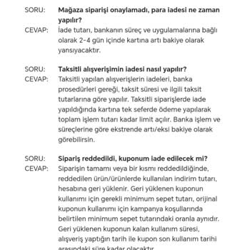 N11 Kuponumu Haksız Yere İade Etmedi.