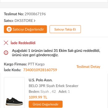 Trendyol'dan Ayakkabı Aldım