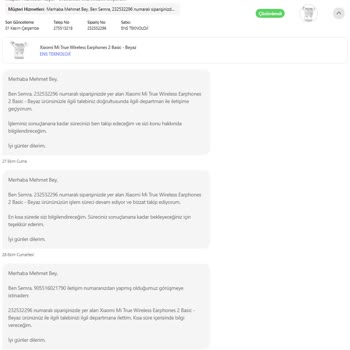 Hepsiburada Ürün Onarımı Desteği Sağlayamadı