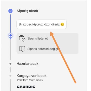 Grundig ve Hepsiburada 'dan Satın Almış Olduğum TV