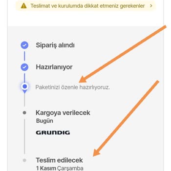 Grundig ve Hepsiburada 'dan Satın Almış Olduğum TV