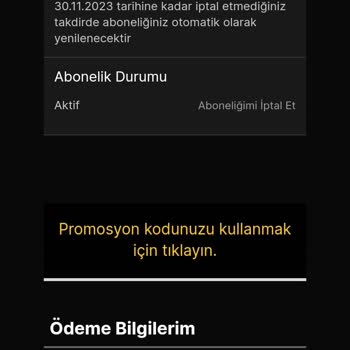 Exxen İznim Olmadan Kredi Kartı Kayıt Alarak Otomatik Ödeme Alınması